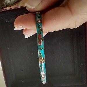 Antique Cloisonne Ceramic Bangle